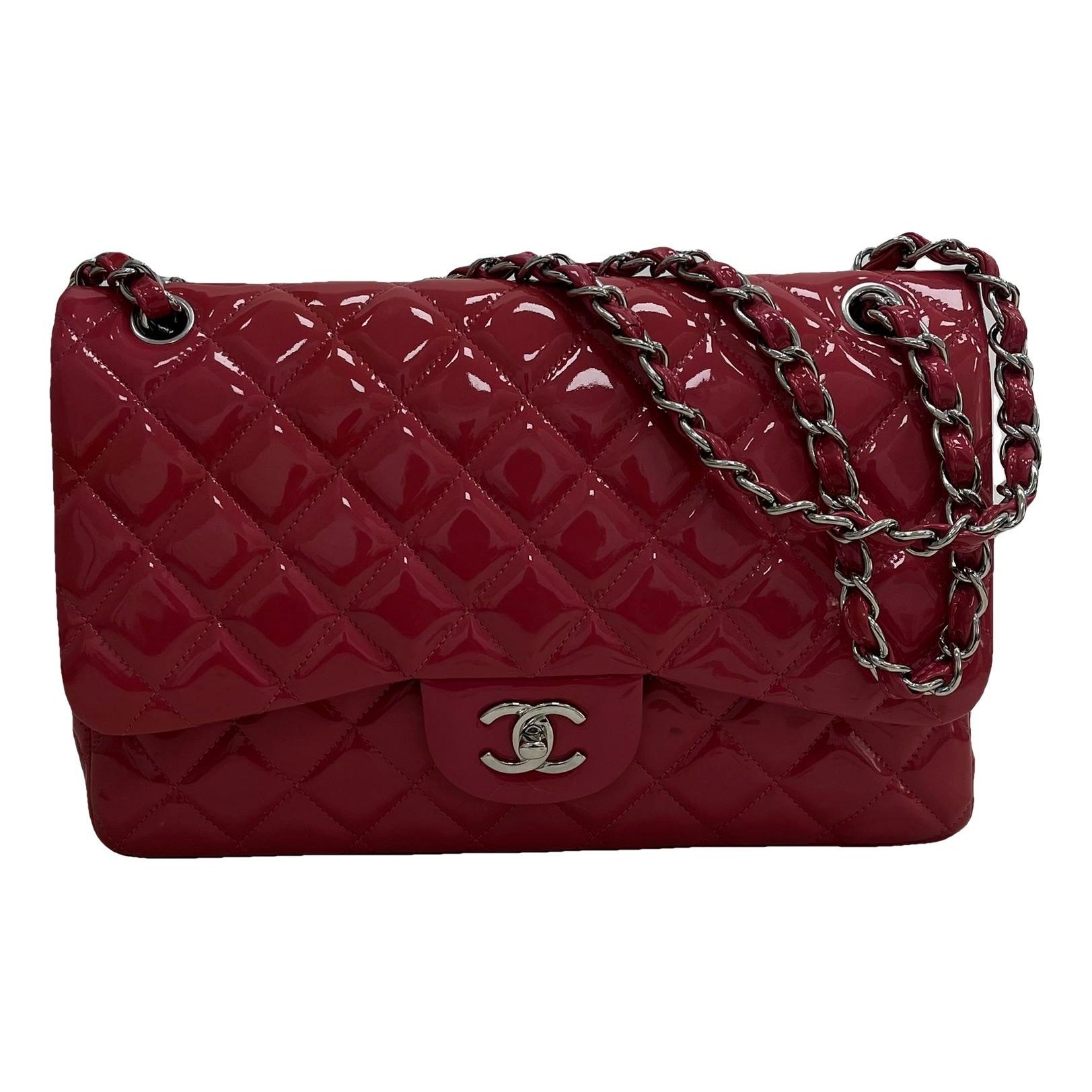 Timeless/Classique patent leather handbag