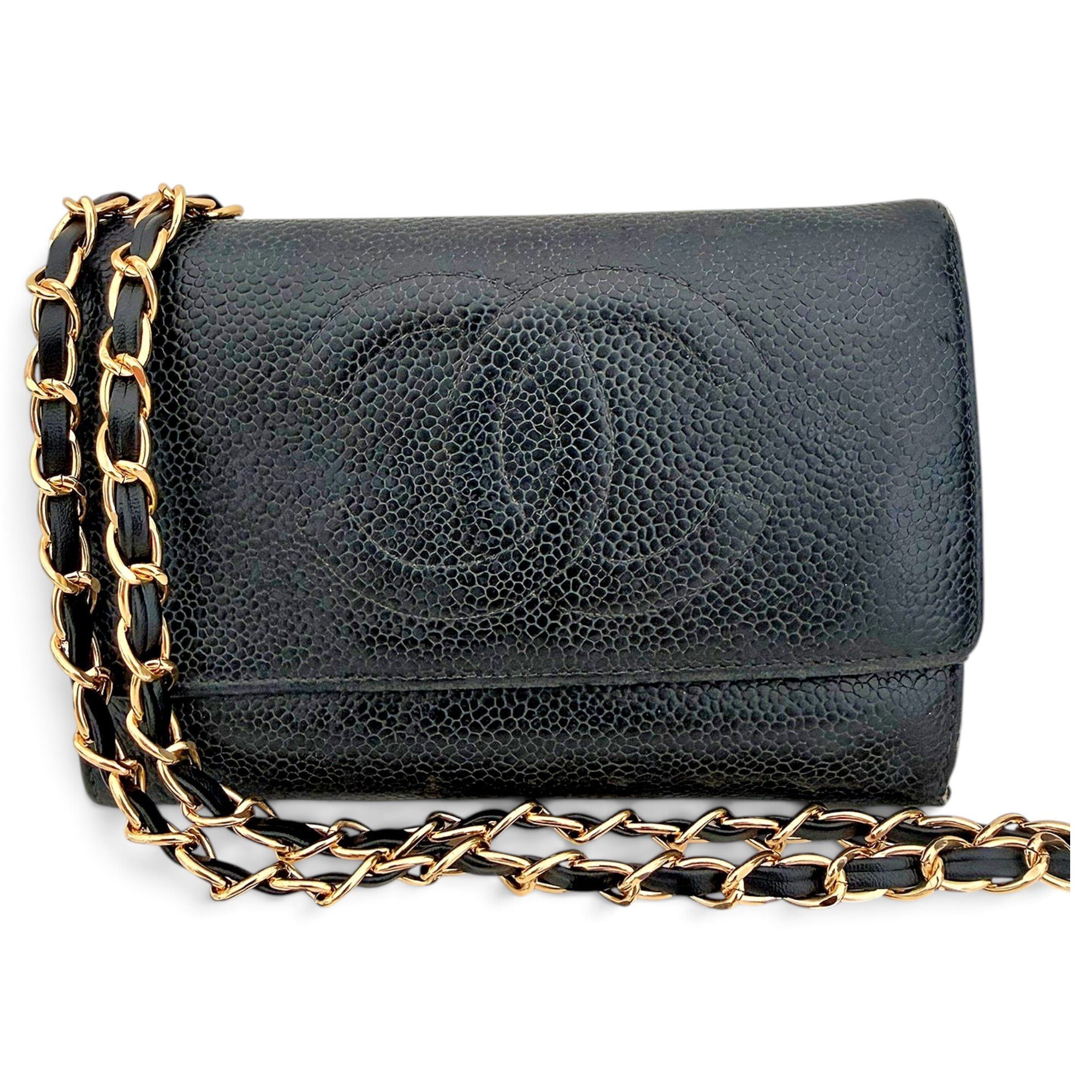 Wallet On Chain Timeless/Classique leather crossbody bag