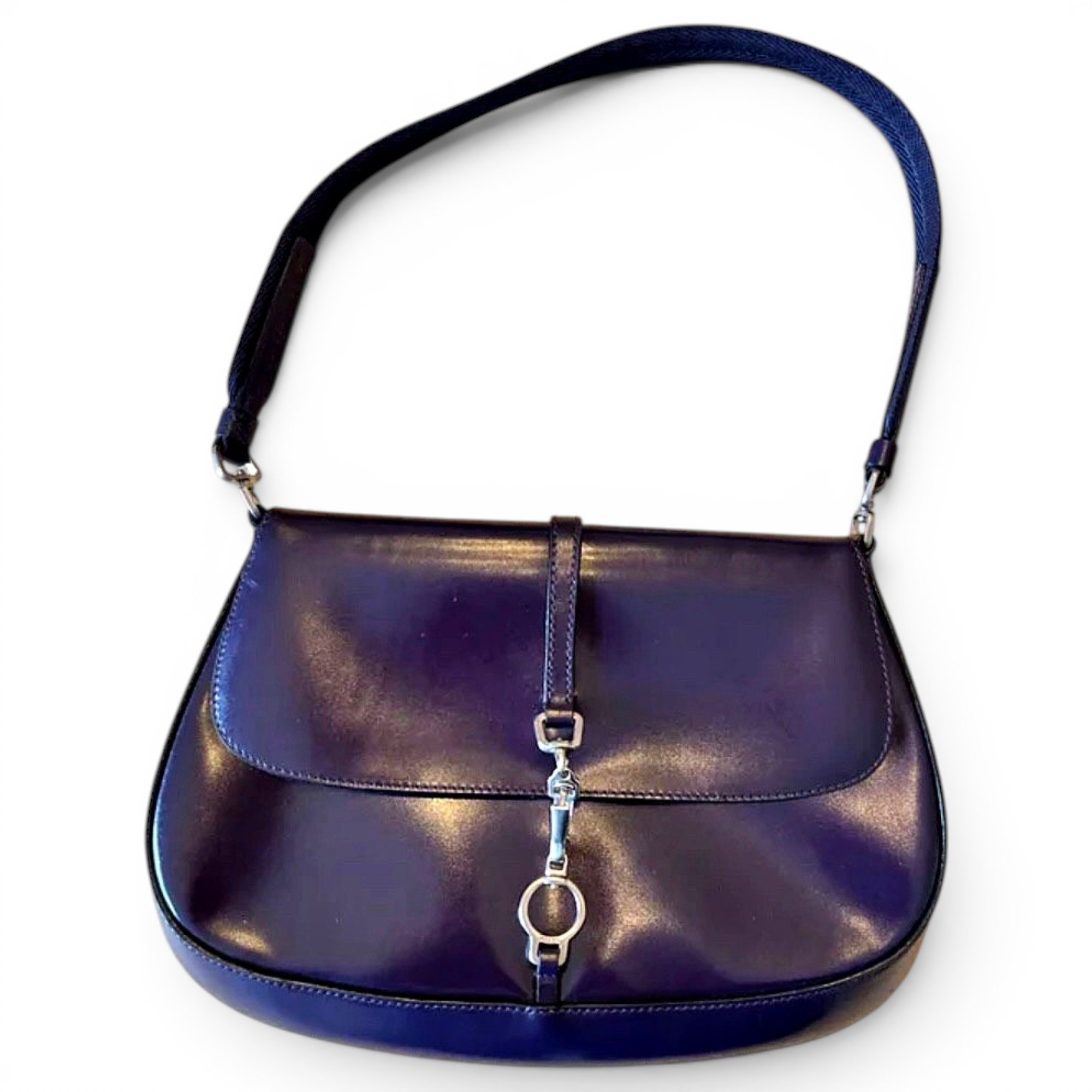 Arqué leather handbag