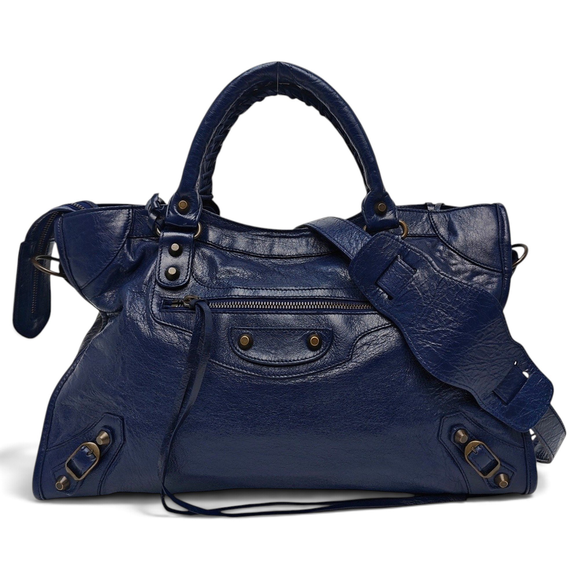 Leather handbag
