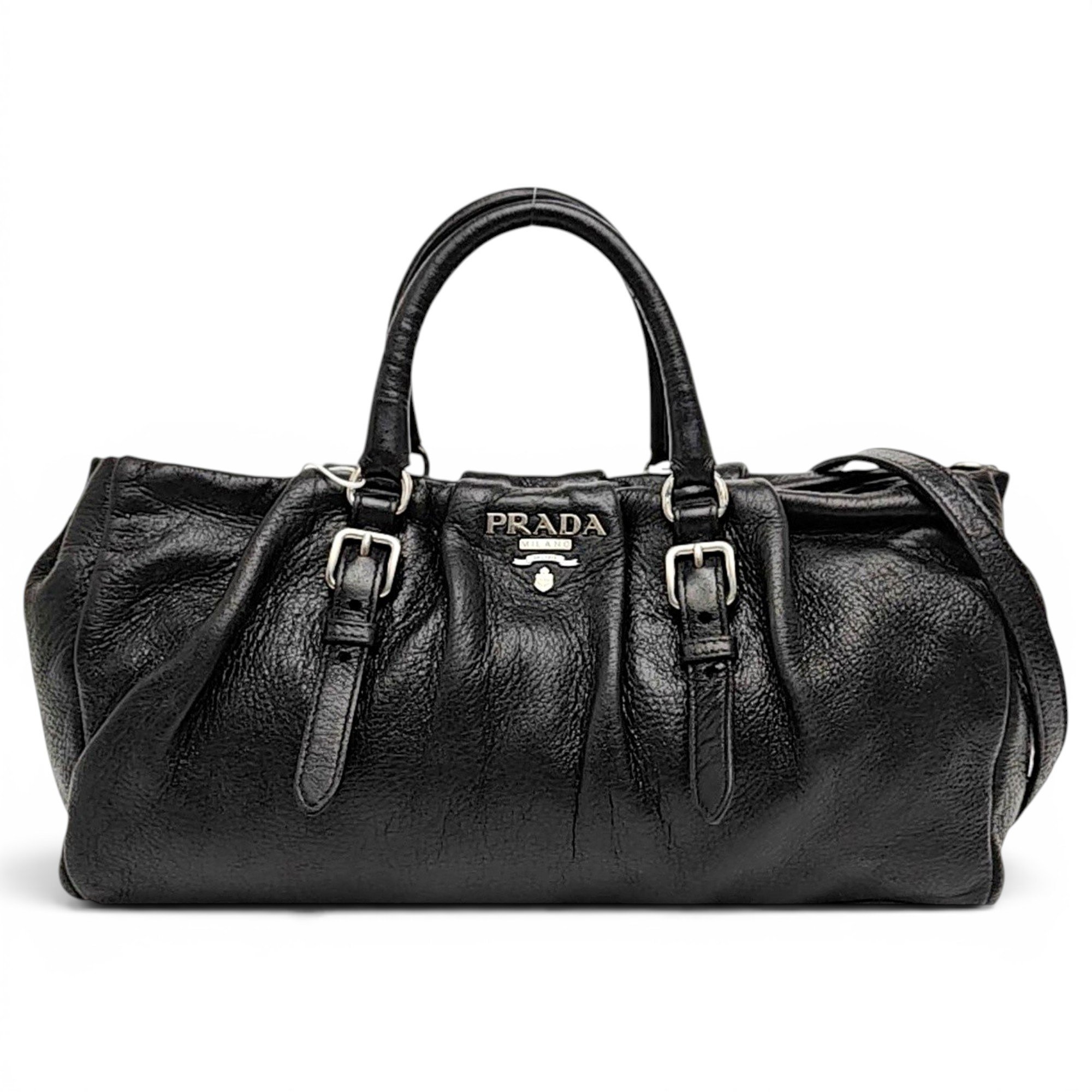 Leather handbag