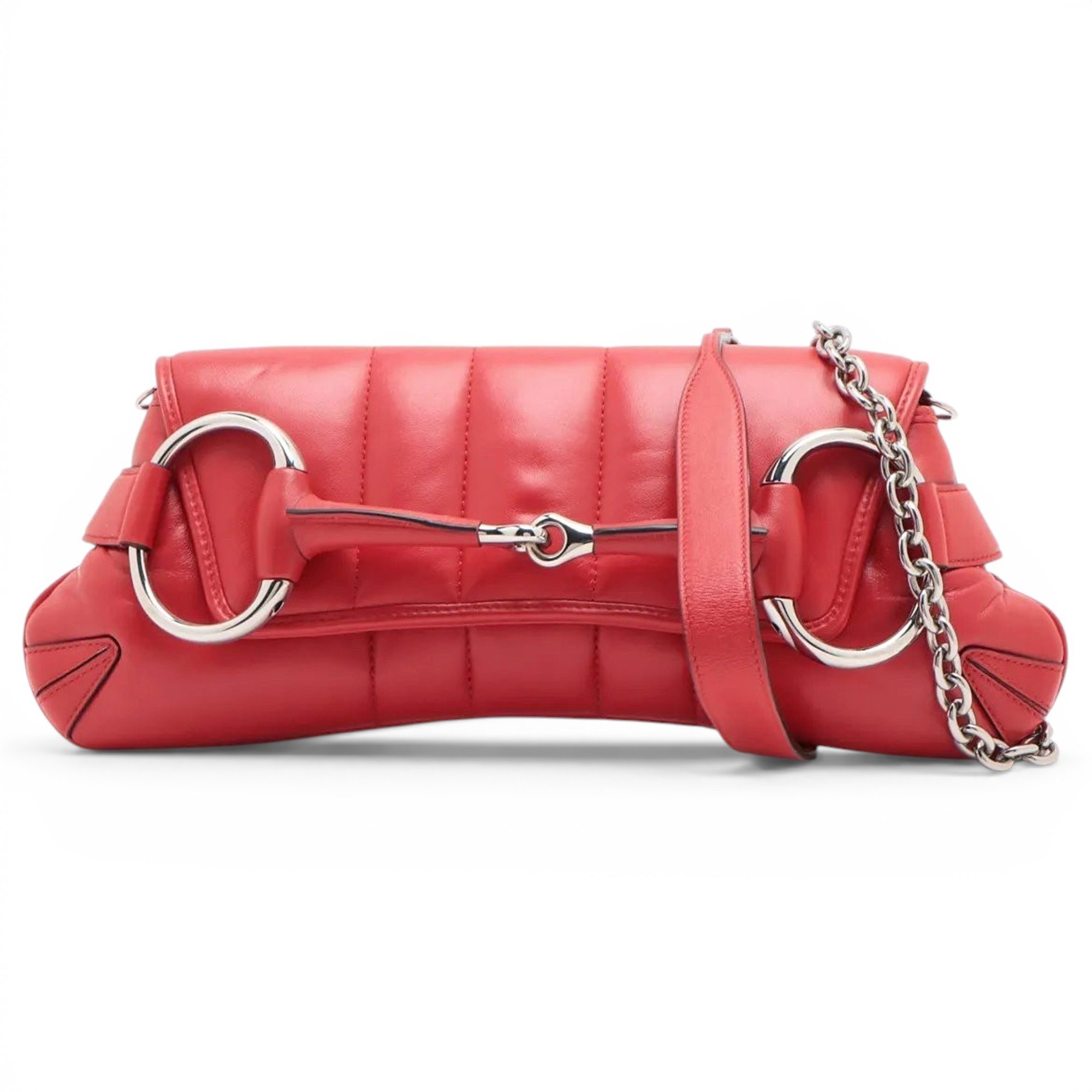Horsebit Chain leather handbag