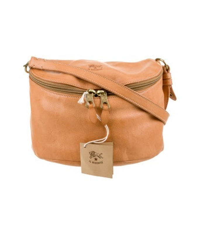 Il Bisonte Bisonte Leather Messenger Bag