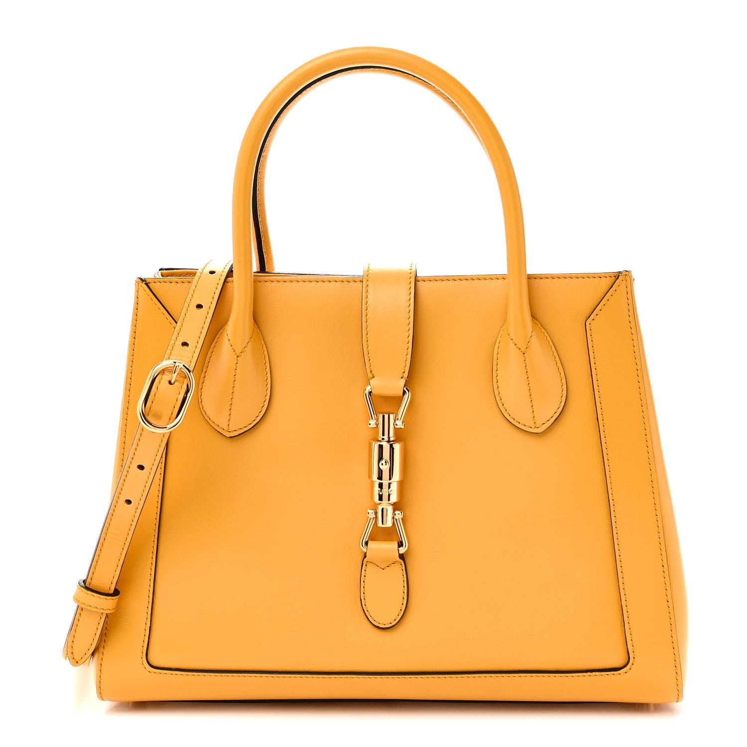 Gucci Gucci Boarded Plutone Calfskin Medium Jackie 1961 Tote Crop