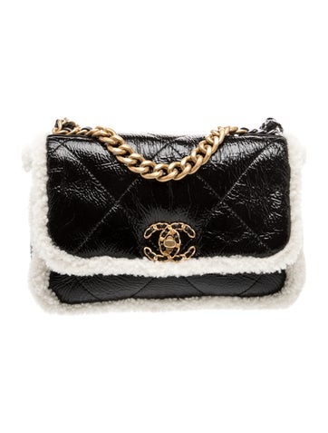 Medium Shearling 19 Flap Bag