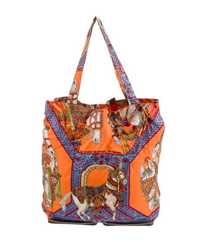 Hermes Le Danse Du Cheval Marwari Silky Pop Tote