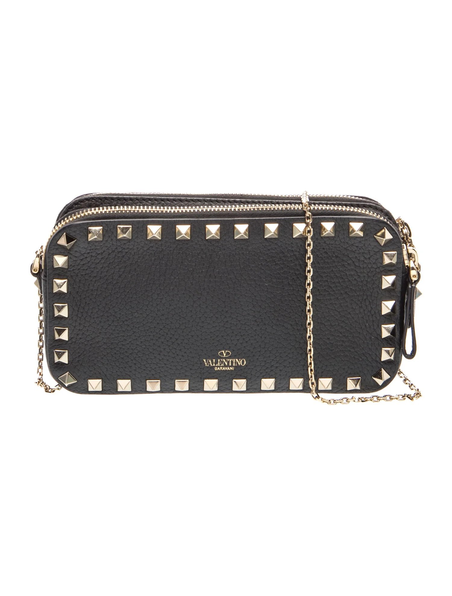 Rockstud Garavani Rockstud Double Zip Small