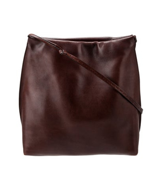 The Row Row Leather Shoulder Bag