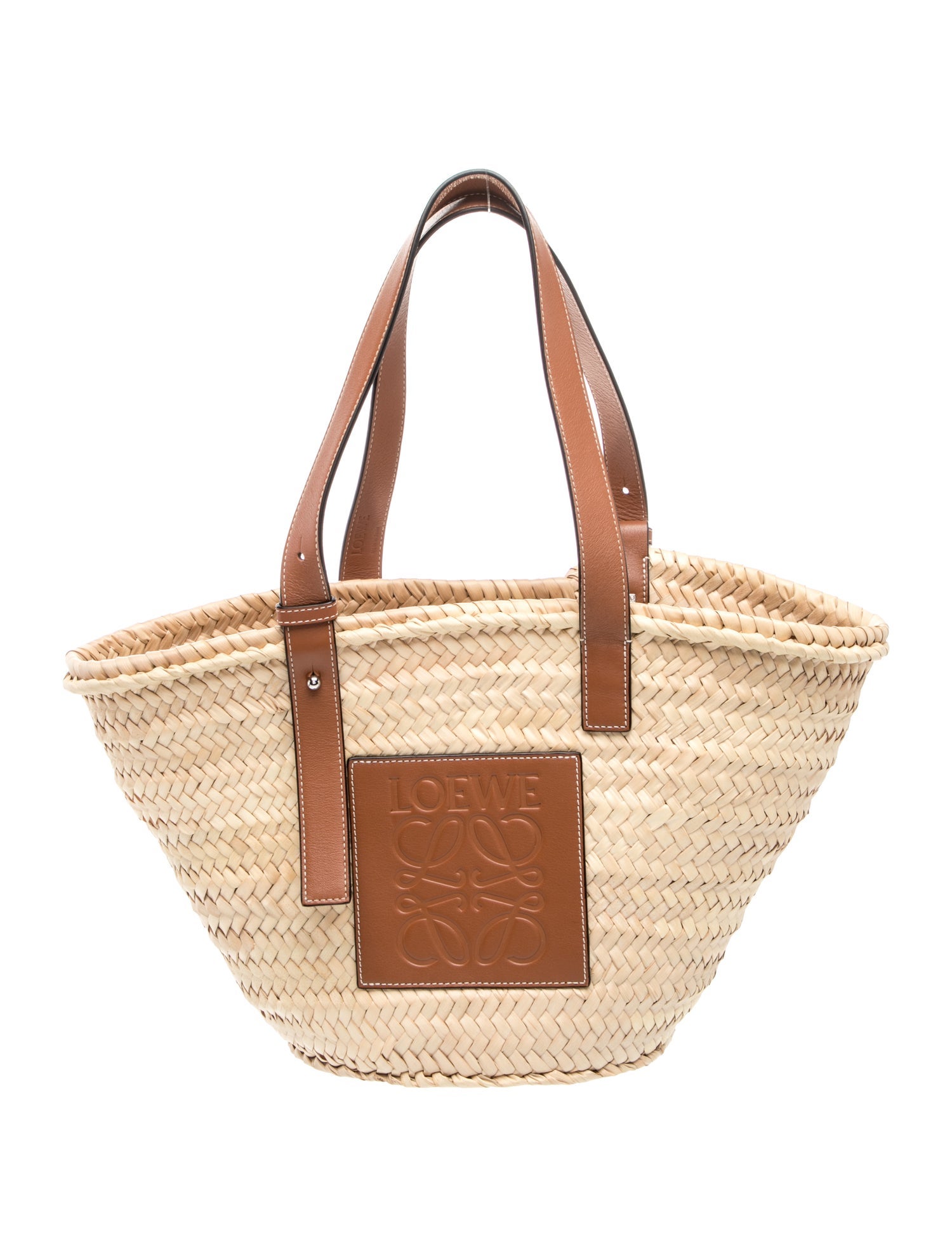Loewe Raffia Basket Small