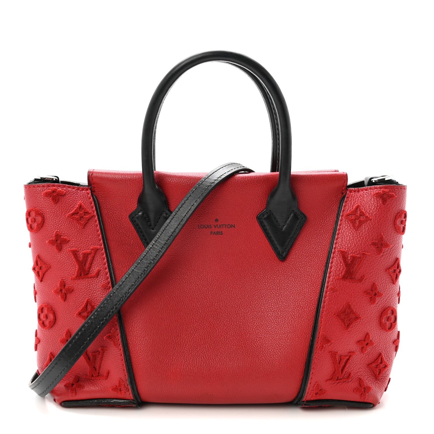 Louis Vuitton Veau Cachemire Tote W BB Cerise