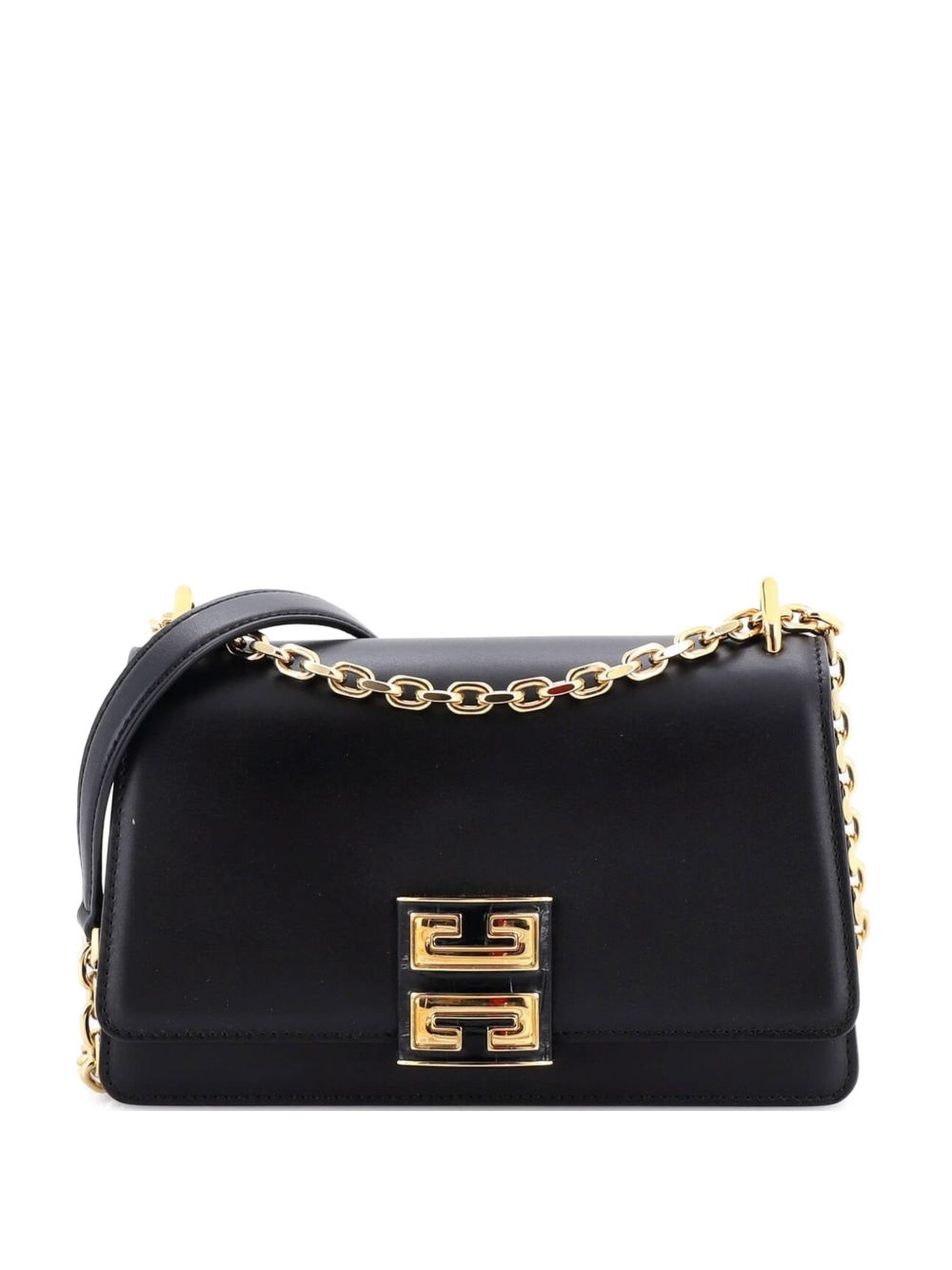 4G Cube Chain Top Handle Bag Leather Small shoulder bag
