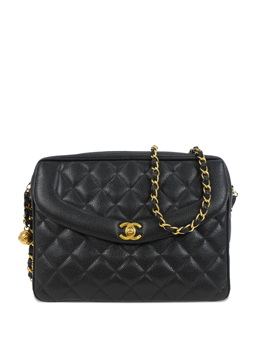 1997 Camera quilted shoulder bag