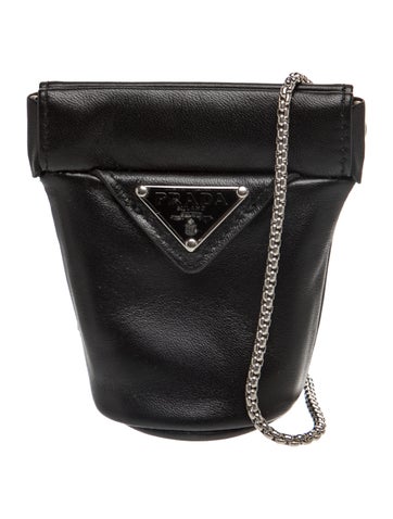 Enameled Metal Triangle Enameled Metal Triangle Bucket Bag