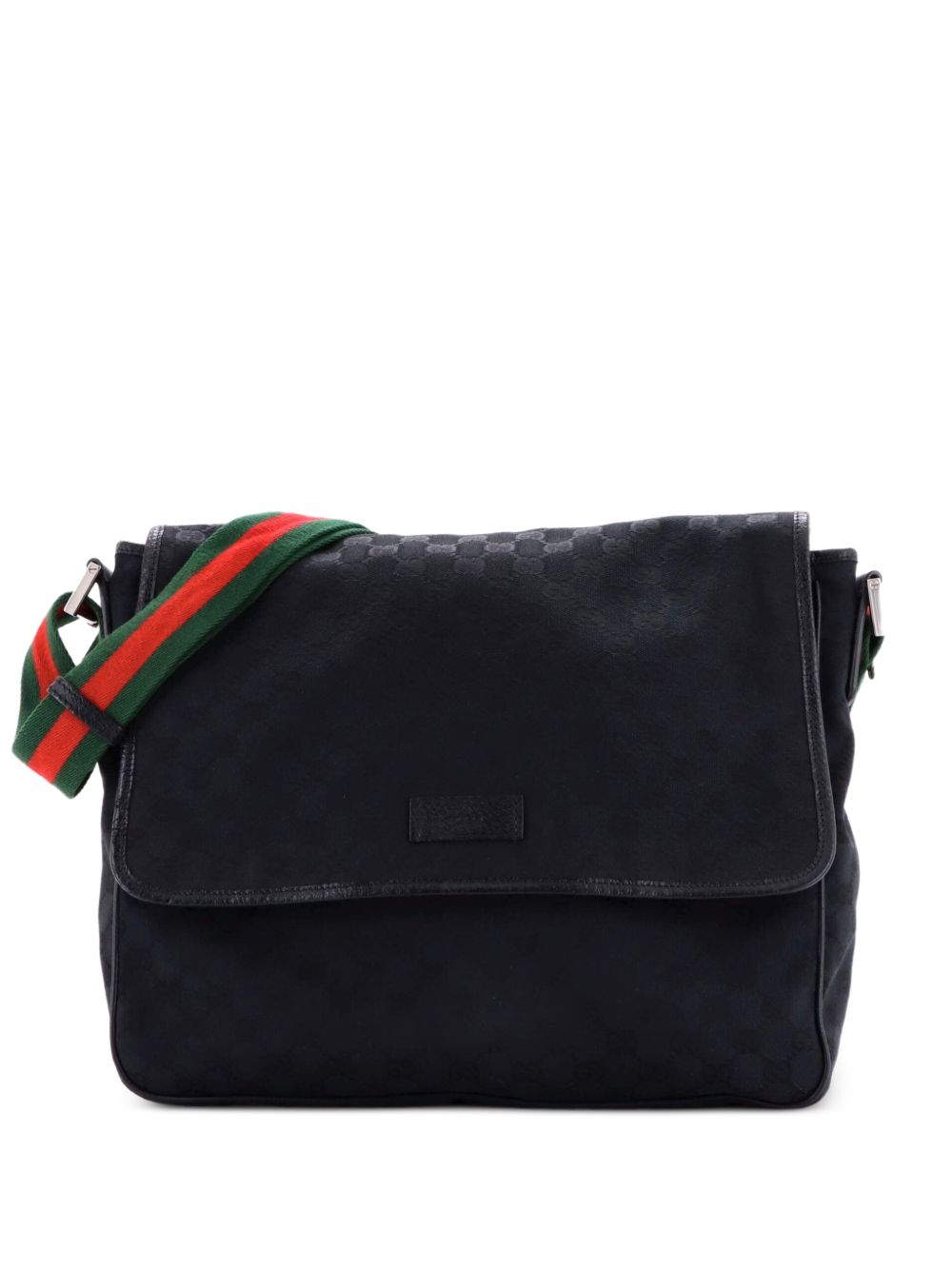 Web Strap Flap Messenger GG Canvas Medium crossbody bag