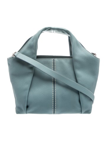 Leather Top Handle Bag