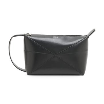 Calfskin Puzzle Fold Wash Bag