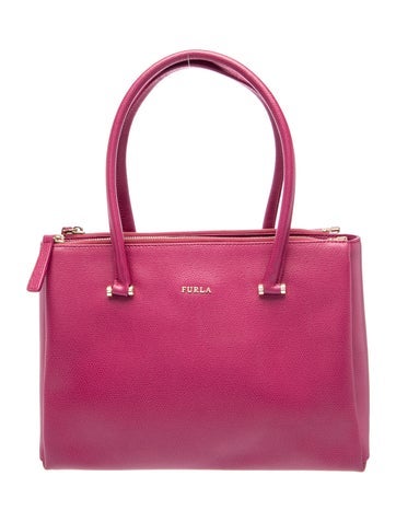 Leather Top Handle Bag