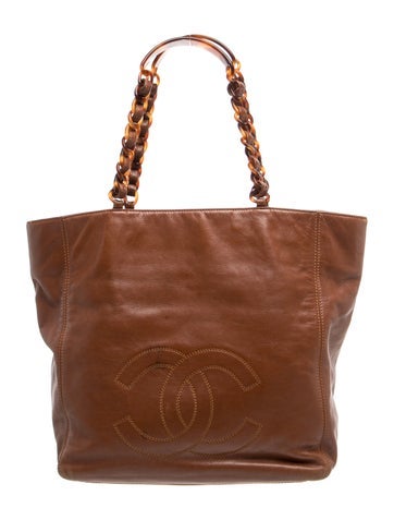 CC Tortoise Chain Tote Bag