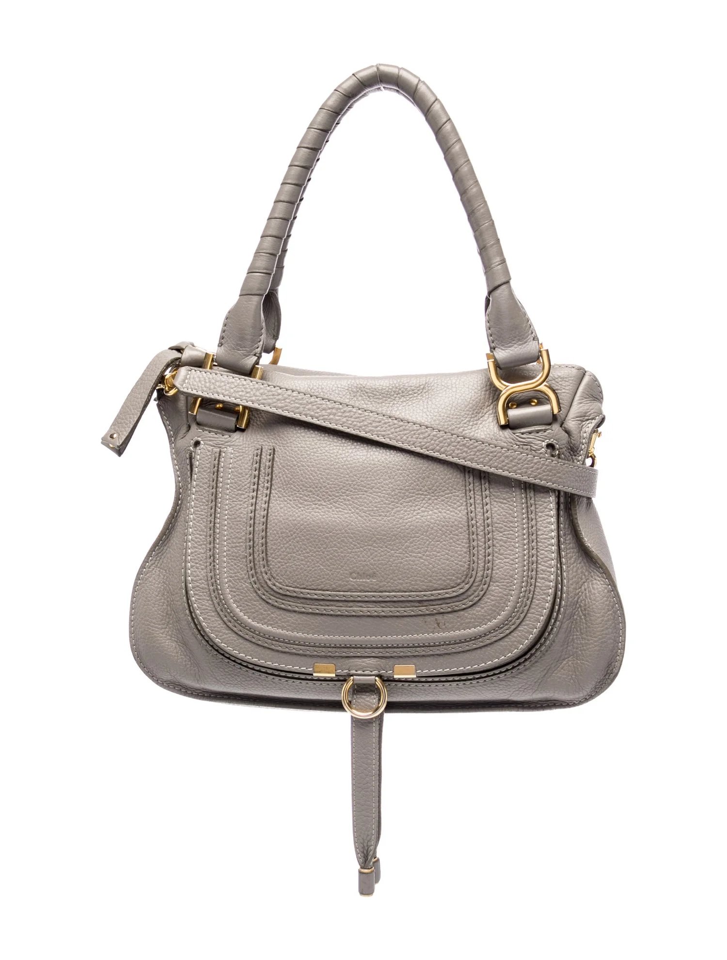 Leather Marcie Shoulder Bag Large