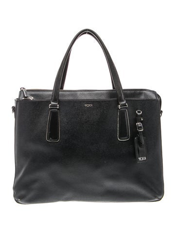 Leather Top Handle Bag