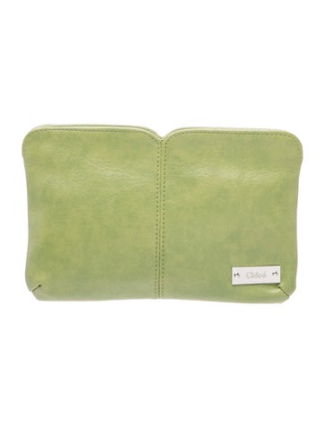 Chloe Leather Clutch