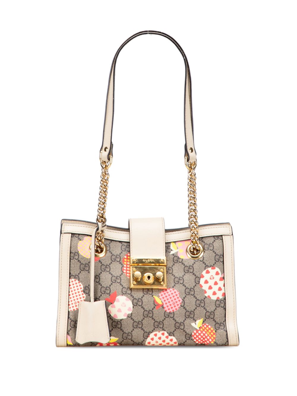 2000-2015 Small GG Supreme Apple Heart Padlock tote bag