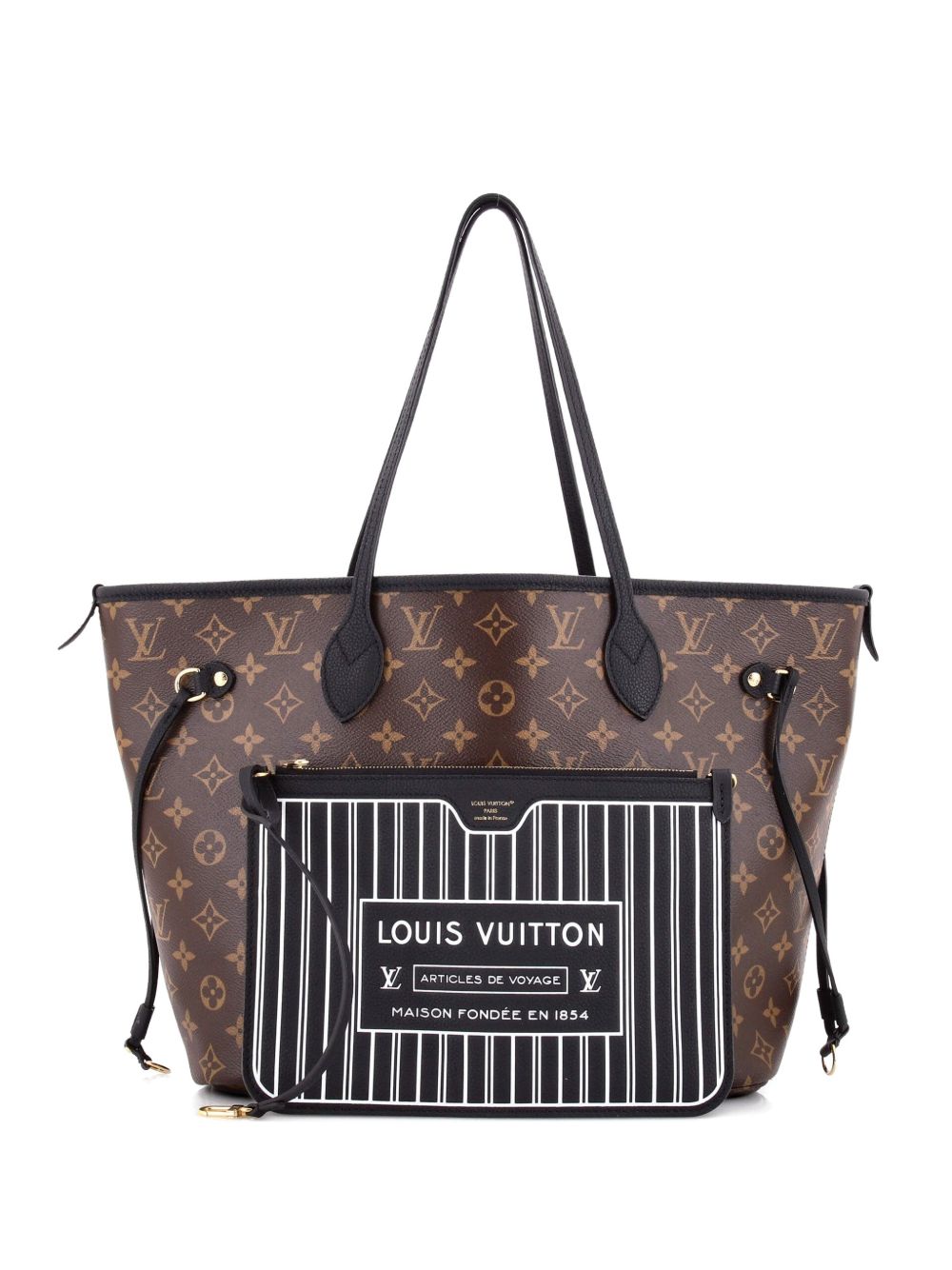 Louis Vuitton Neverfull Inside Out Monogram Canvas and Leather MM tote bag