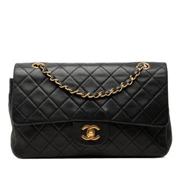 Medium Classic Lambskin Double Flap