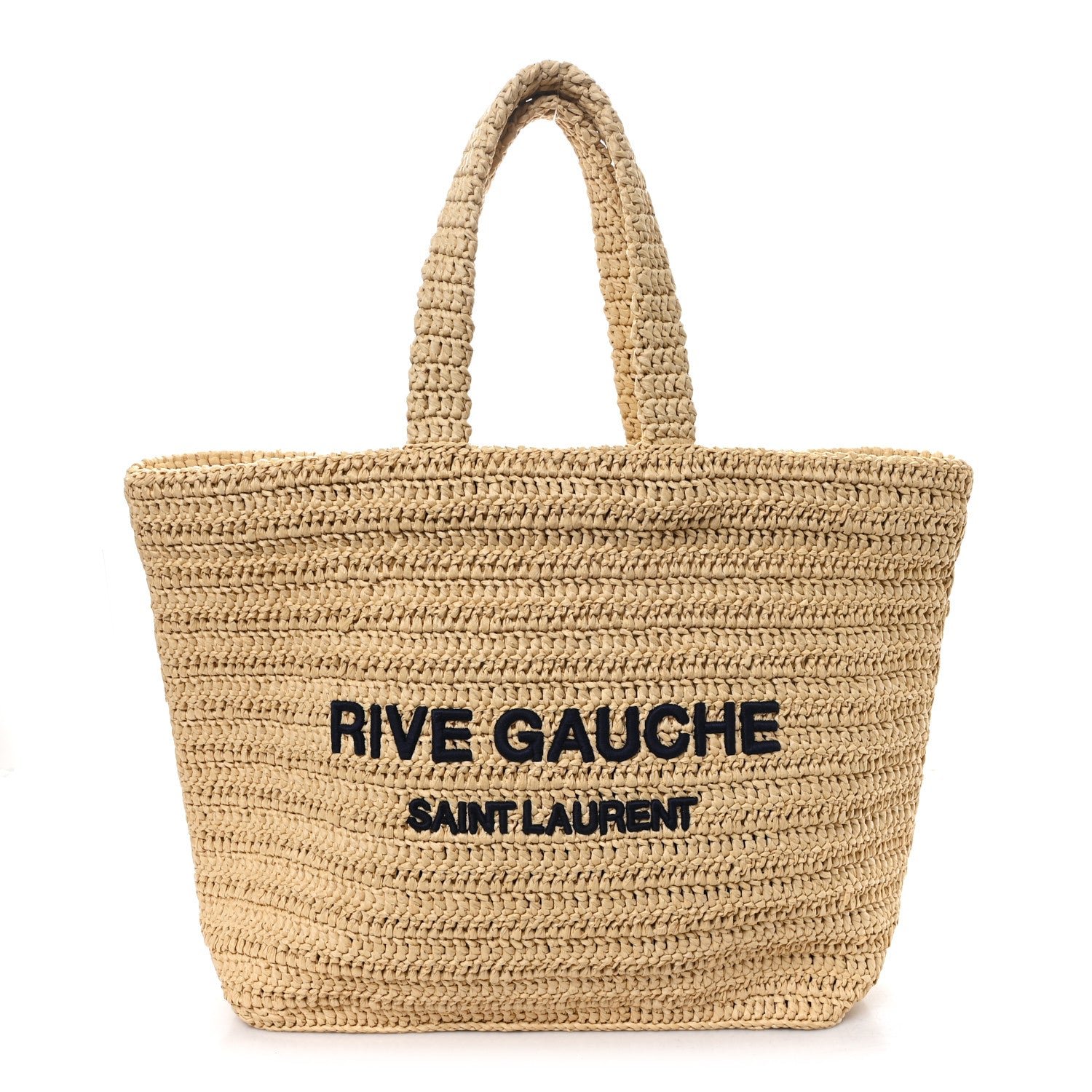 Raffia Rive Gauche Tote Natural