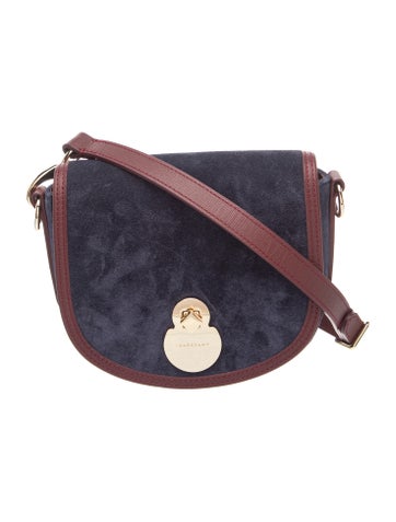 Longchamp Suede Shoulder Bag
