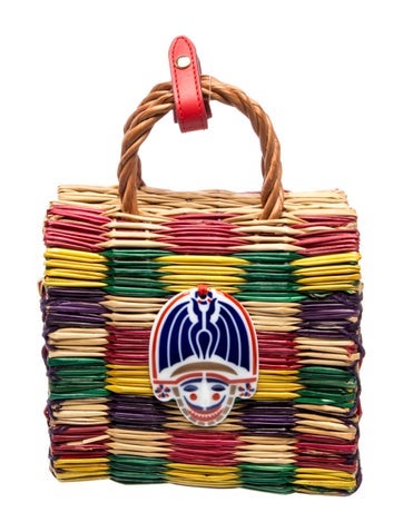 Heimat Atlantica Straw Top Handle Bag