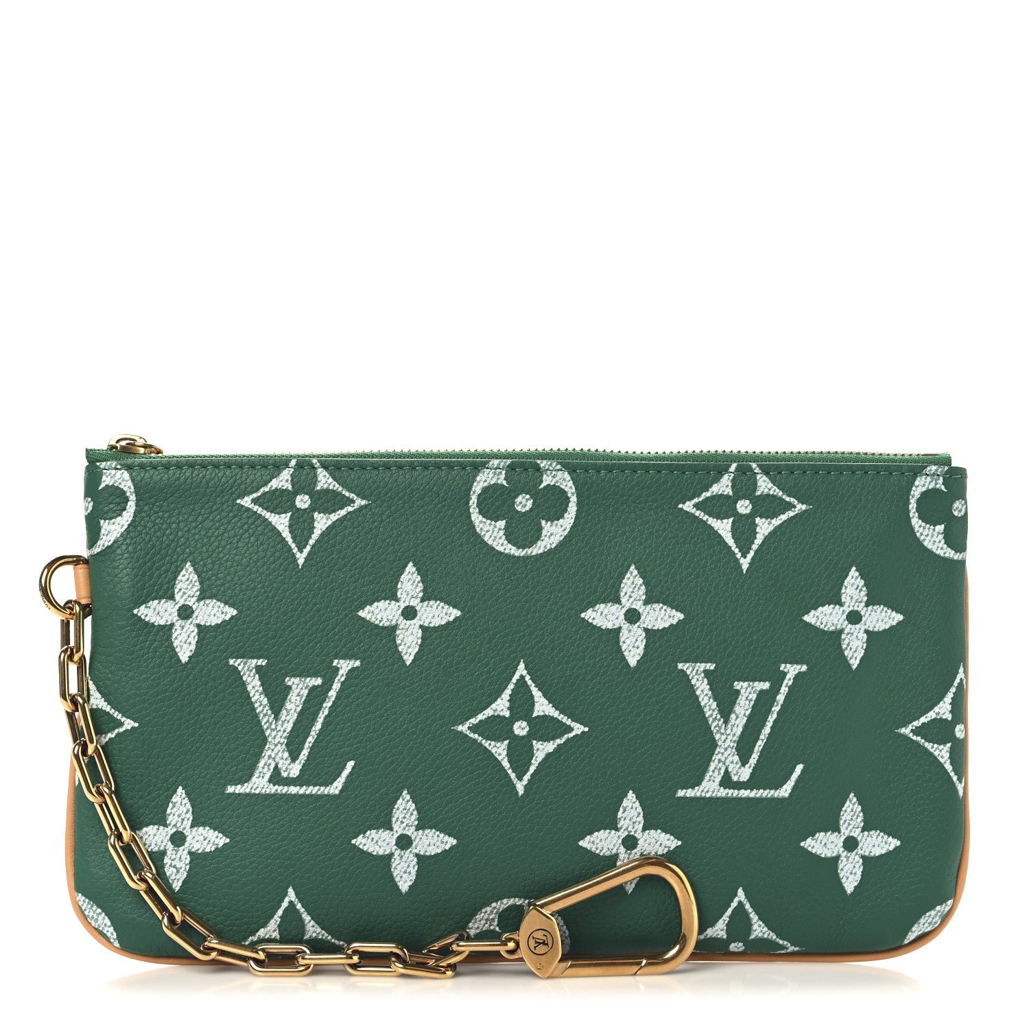 Louis Vuitton Louis Vuitton Calfskin Monogram Speedy P9 Bandouliere 50 Pochette Green