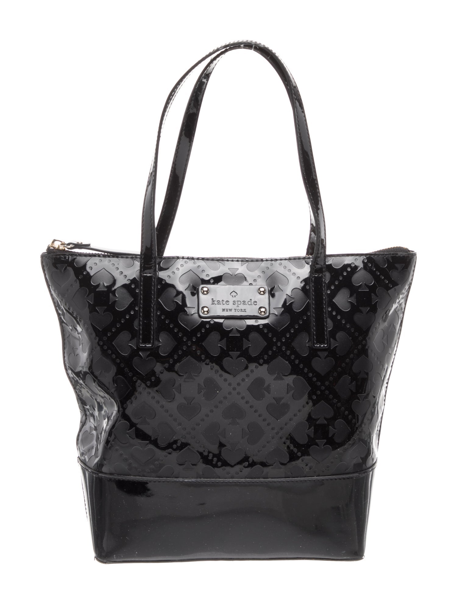 Patent Leather Top Handle Bag