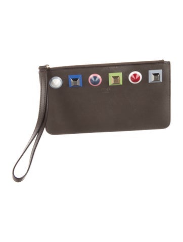 Rainbow Studs Clutch