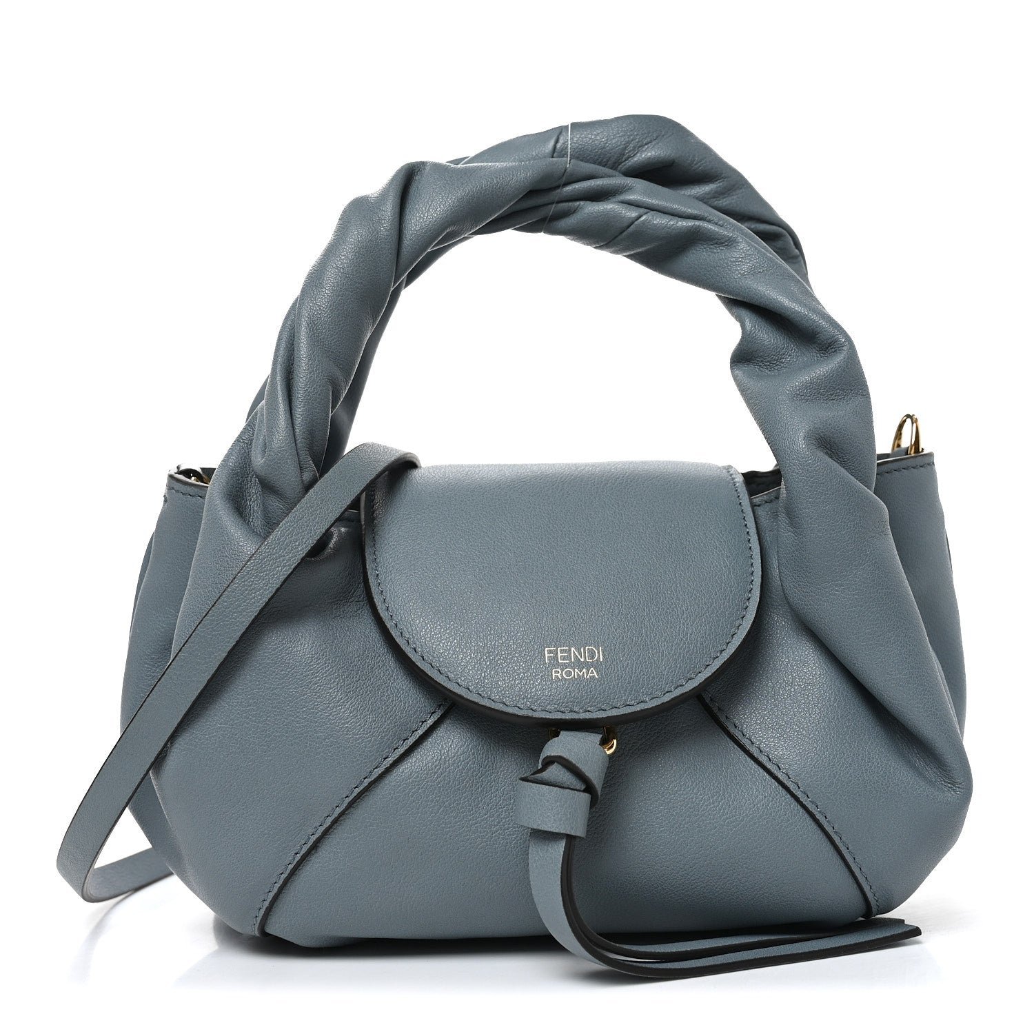 Fendi Calfskin Mini Spy Light Blue