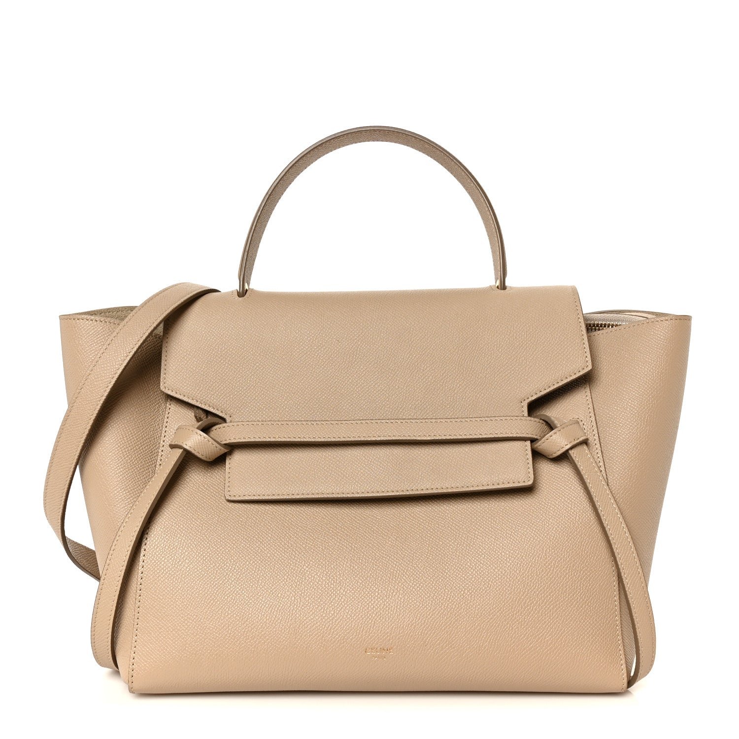 Celine Grained Calfskin Mini Belt Bag Light Taupe