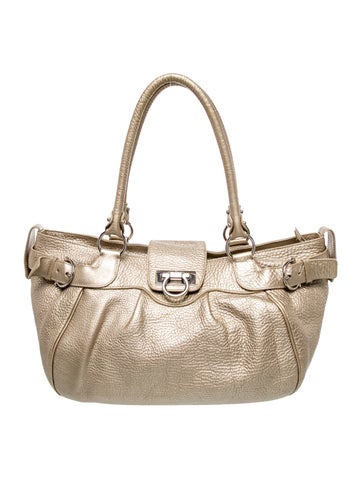 Leather Top Handle Bag