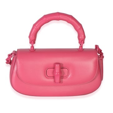 Leather Bamboo Diva Bag Medium