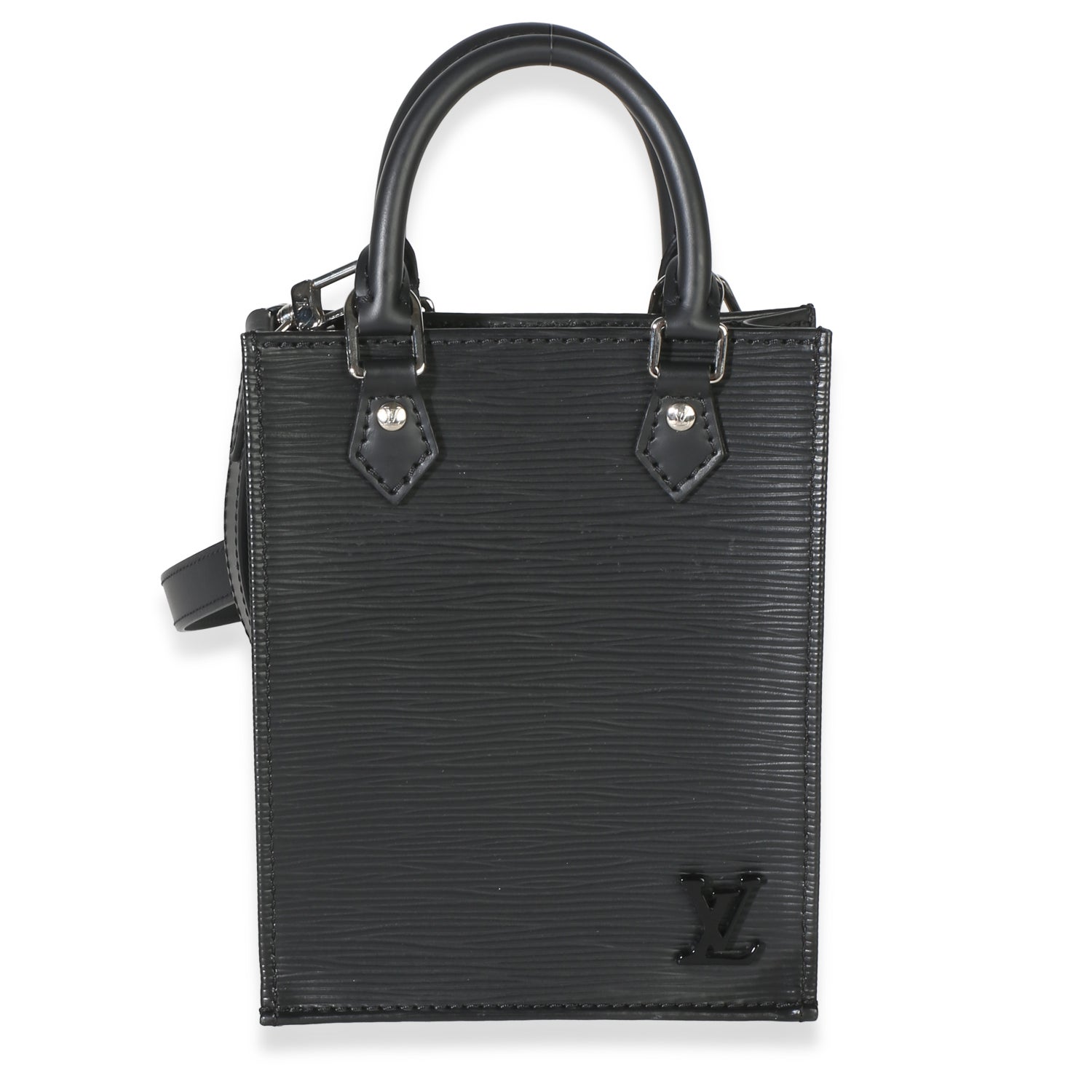Leather Sac Plat Petit