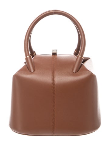 Leather Top Handle Bag
