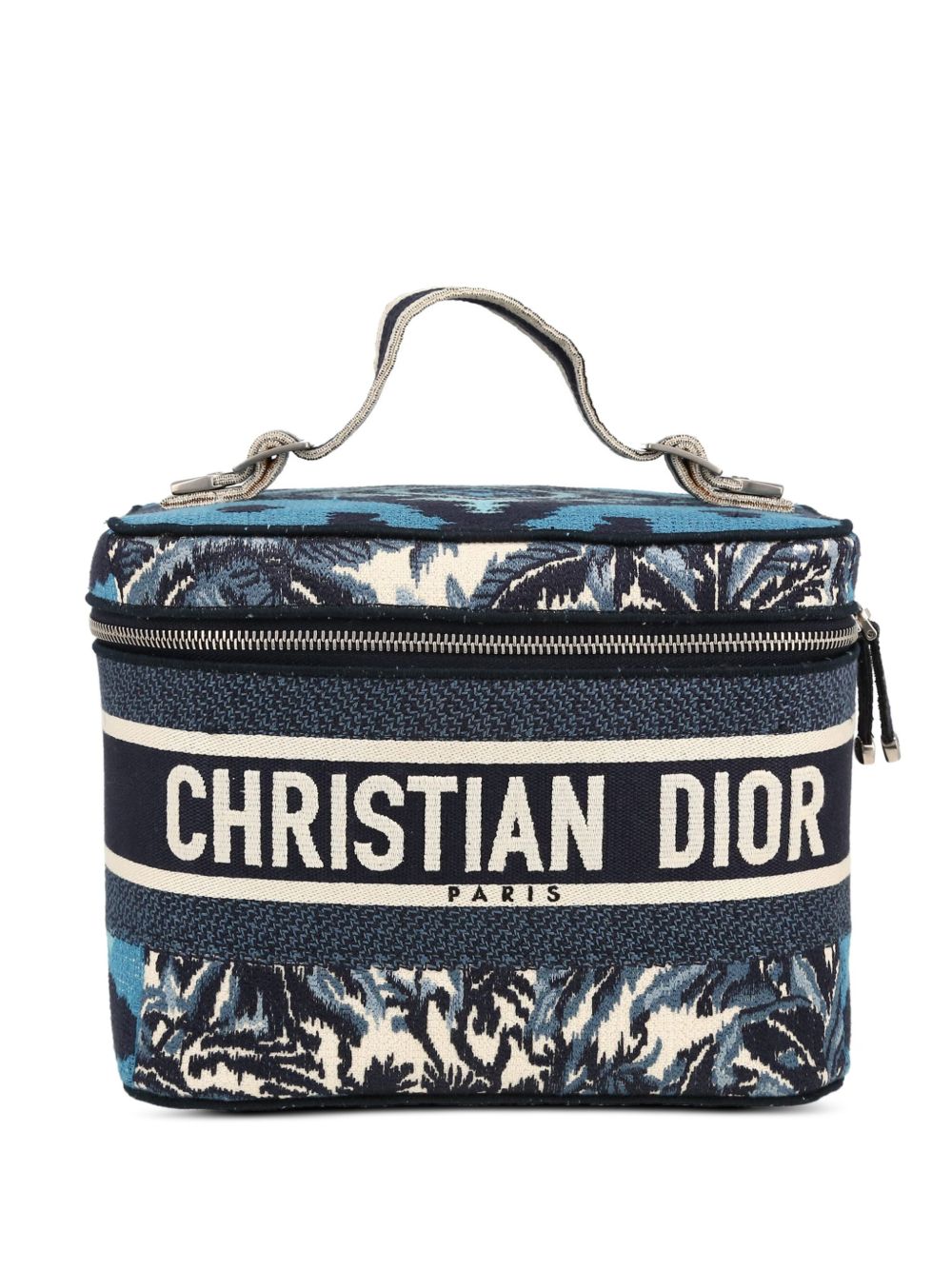 2020 leaf-jacquard vanity bag