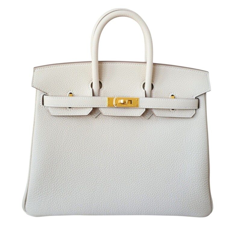 Craie Togo Birkin 25 Gold Hardware, 2026