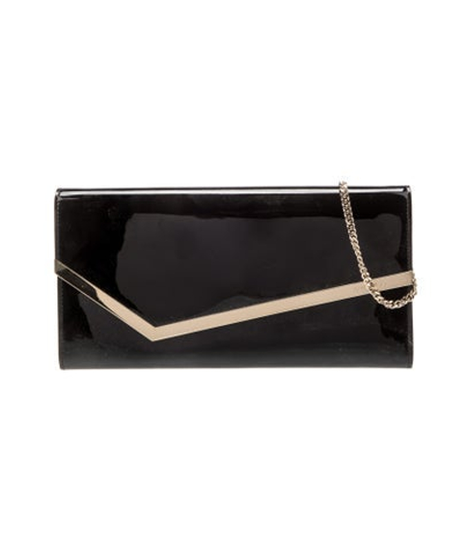 Jimmy Choo Choo Patent Leather Clutch