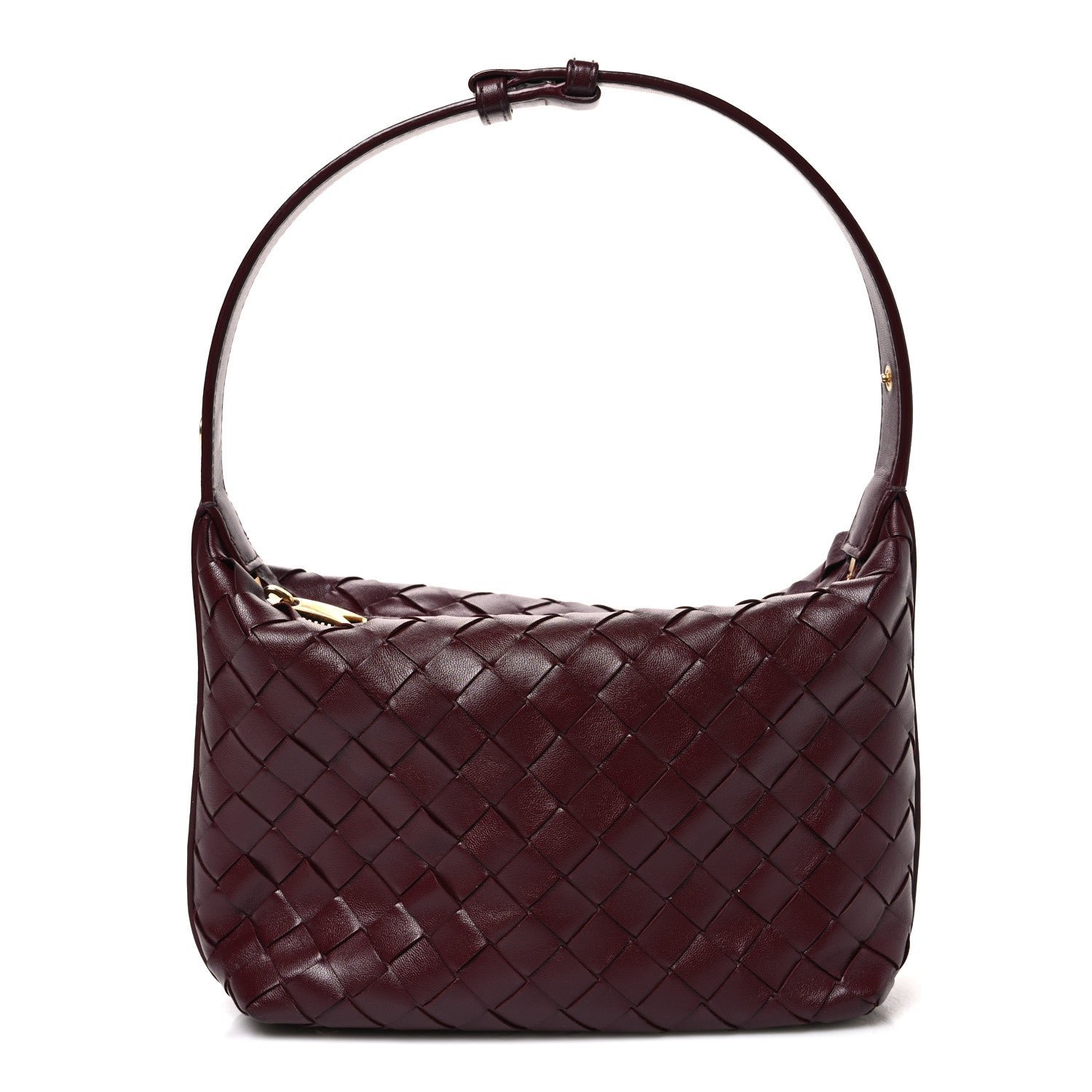 Bottega Veneta Bottega Veneta Calfskin Nappa Intrecciato Mini Wallace Barolo