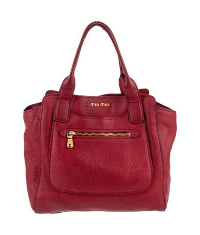 Miu Miu Miu Leather Tote