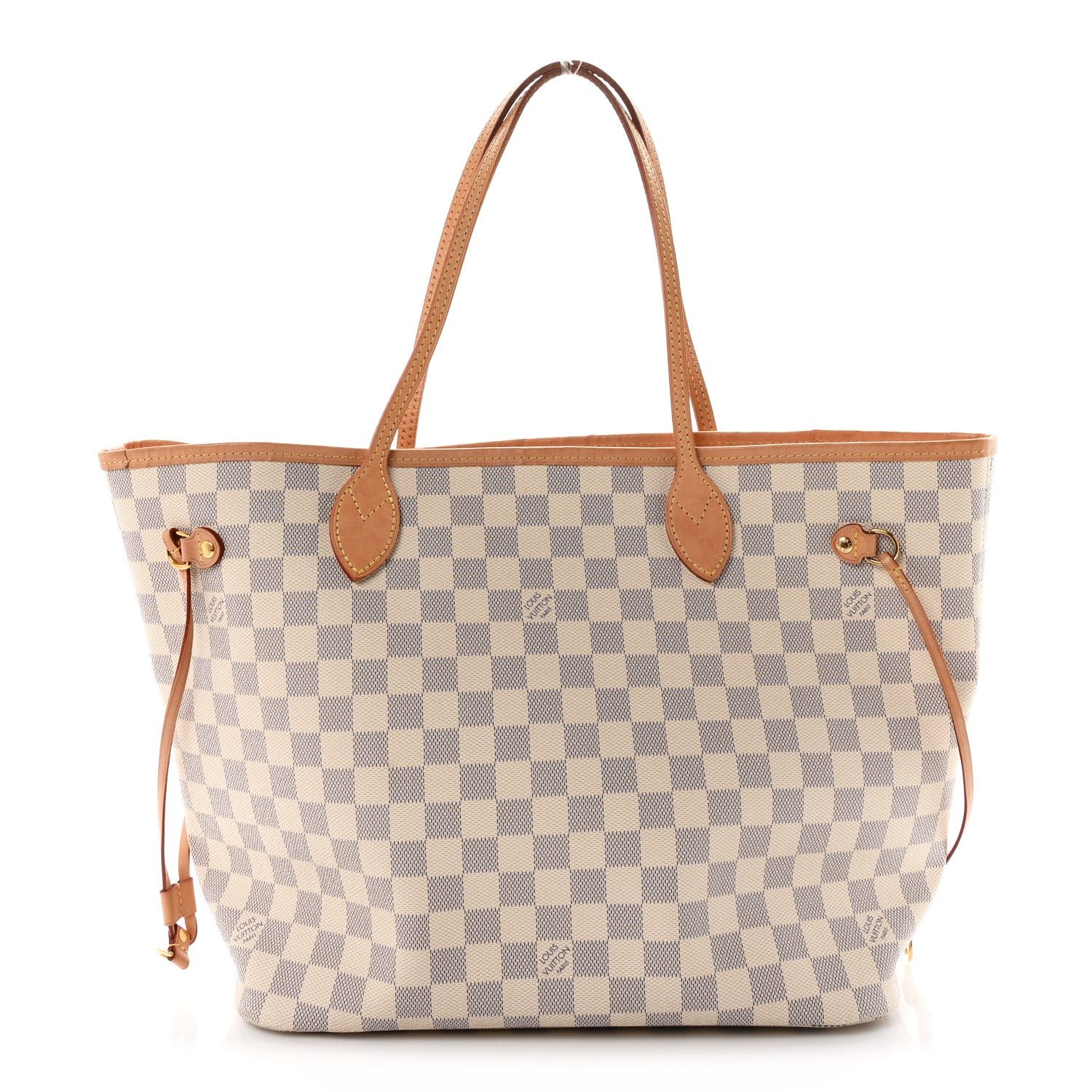 Louis Vuitton Damier Azur Neo Neverfull MM Rose Ballerine