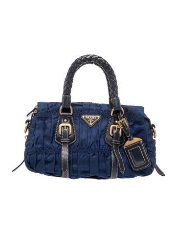 Tessuto Nylon Top Handle Bag