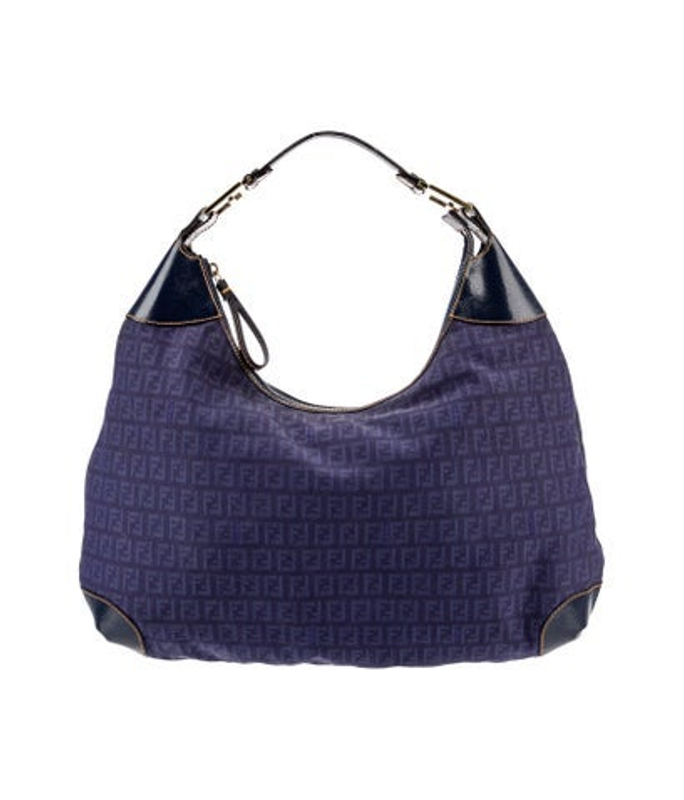 Fendi Zucchino Ff Hobo Large Vintage