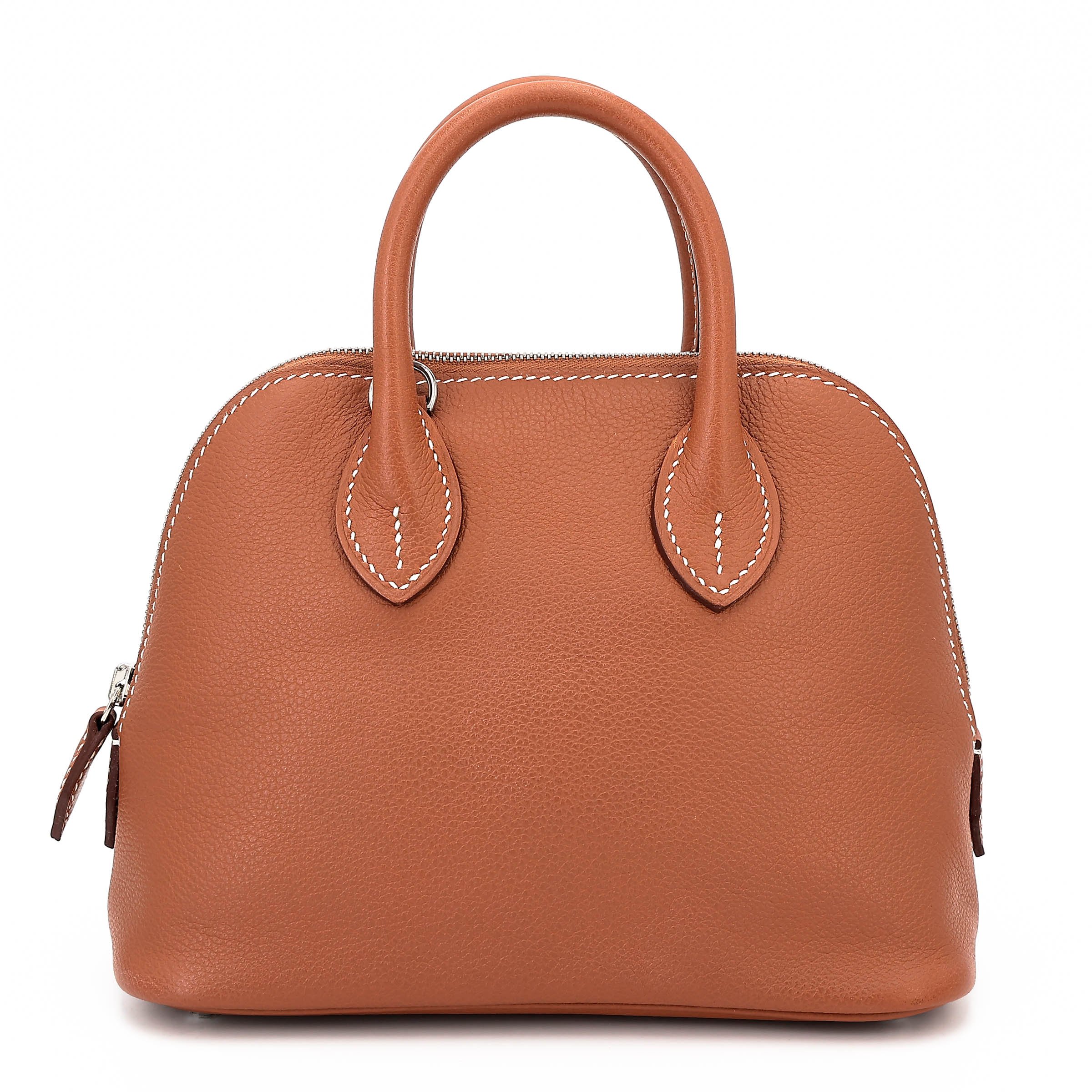 Excellent ( Rank SA ) HERMÈS Mini Bolide 1923 Gold (37) Evercolor Palladium hardware Y (2020)