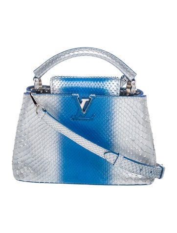 Snakeskin Capucines BB
